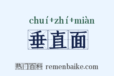 垂直面是什么意思的图片